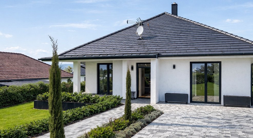 (AAA) Neubau, modernes Einfamilienhaus in einer ruhigen Straße (AAA) Neubau, modernes Einfamilienhaus in einer ruhigen Straße